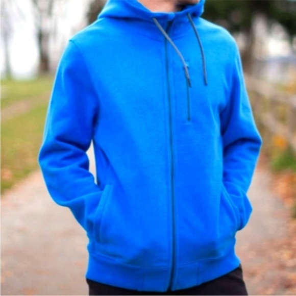 lululemon athletica Other - Lululemon Sequence Hoodie Mens L Blue Full Zip Long Sleeve.